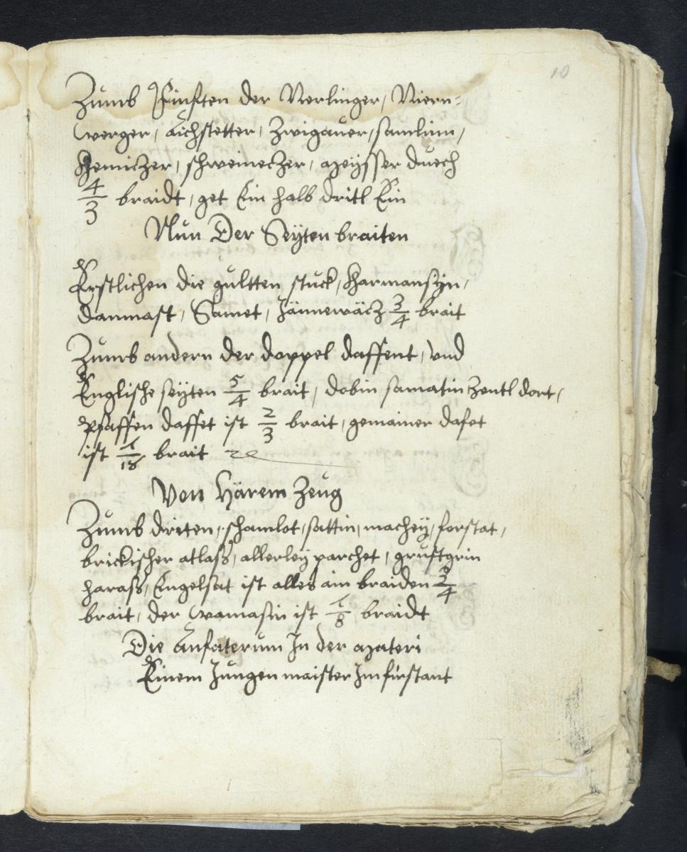 Schneidermusterbuch: Käysserliche Freyhaitten d schneyder [...]
