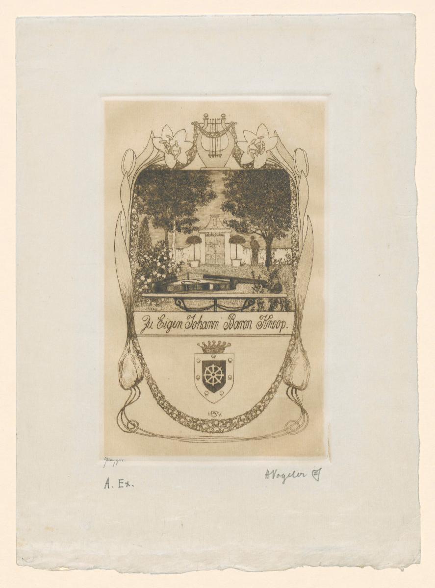 Exlibris Johann Baron Knoop