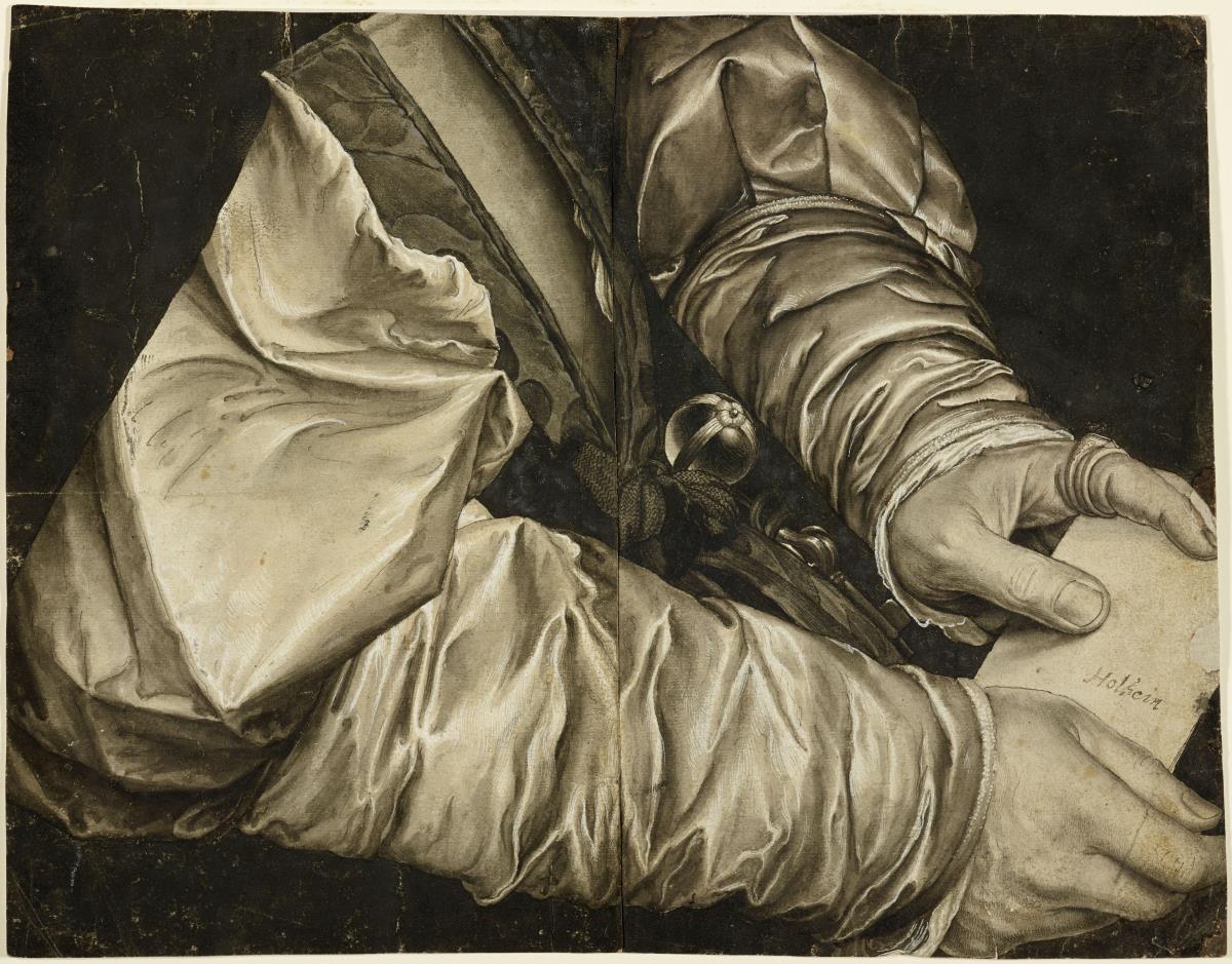 Armstudie nach dem Bildnis des Georg Gisze