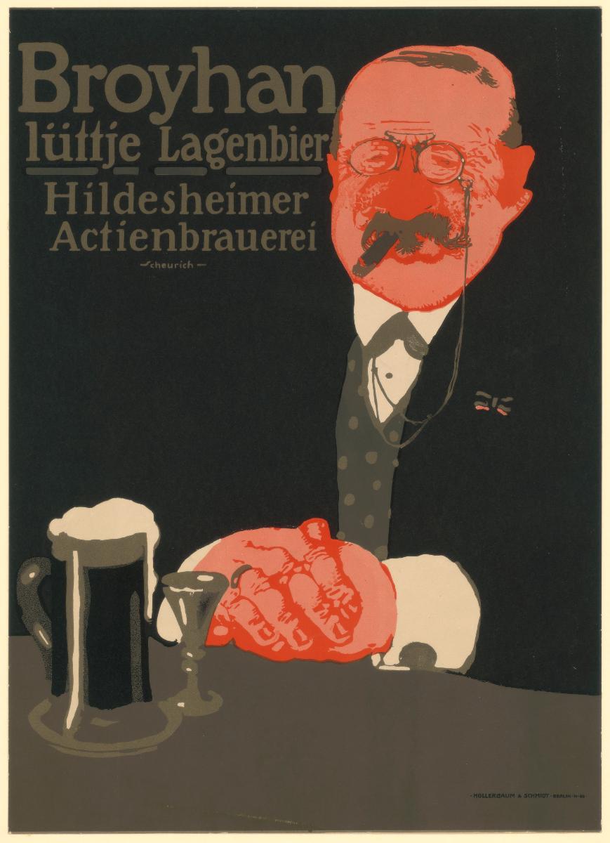 Broyhan lüttje Lagenbier. Hildesheimer Aktienbrauerei