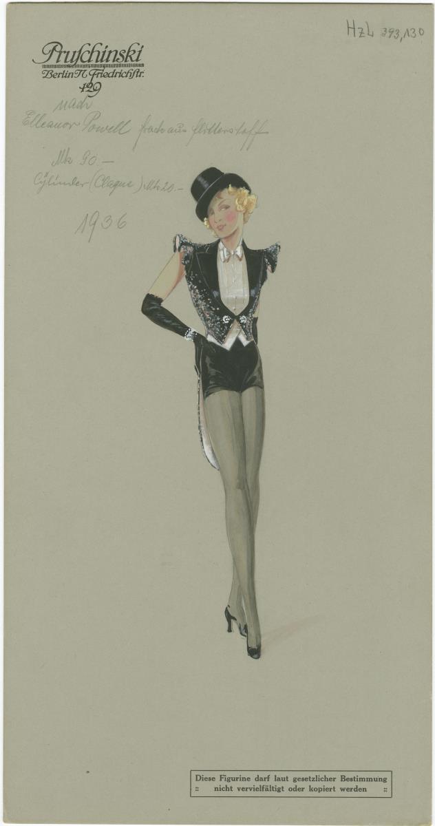 Smokingkostüm nach Eleanor Powell