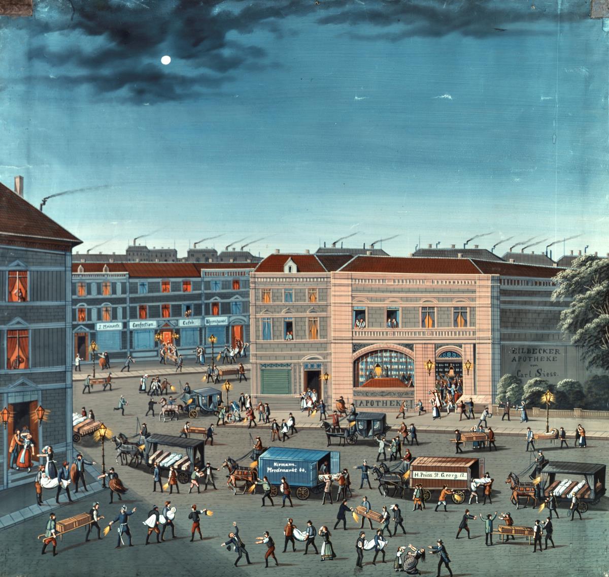 Cholera in Hamburg.