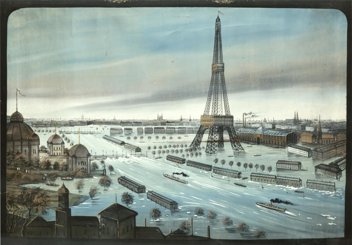 Überschwemmung in Paris.
