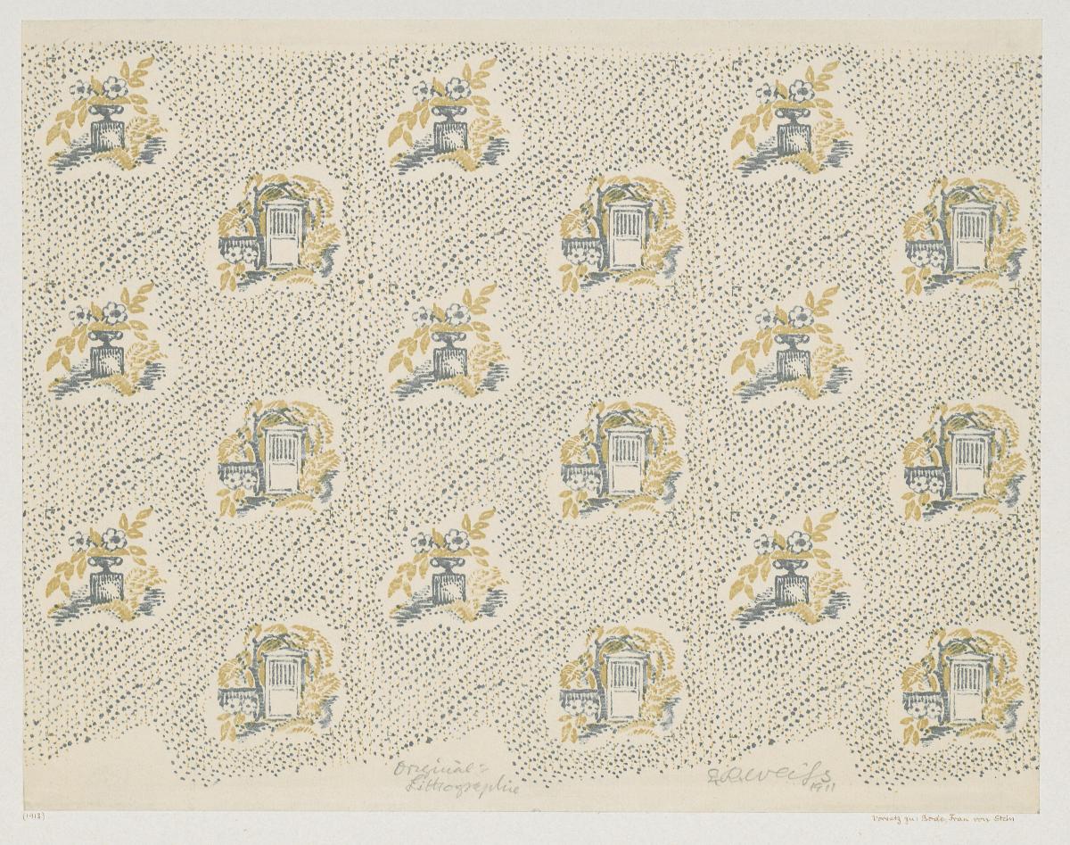 Vorsatzpapier für Wilhelm Bode, Charlotte von Stein