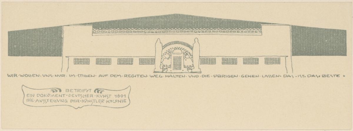 Betrifft Ein Dokument Deutscher Kunst 1901