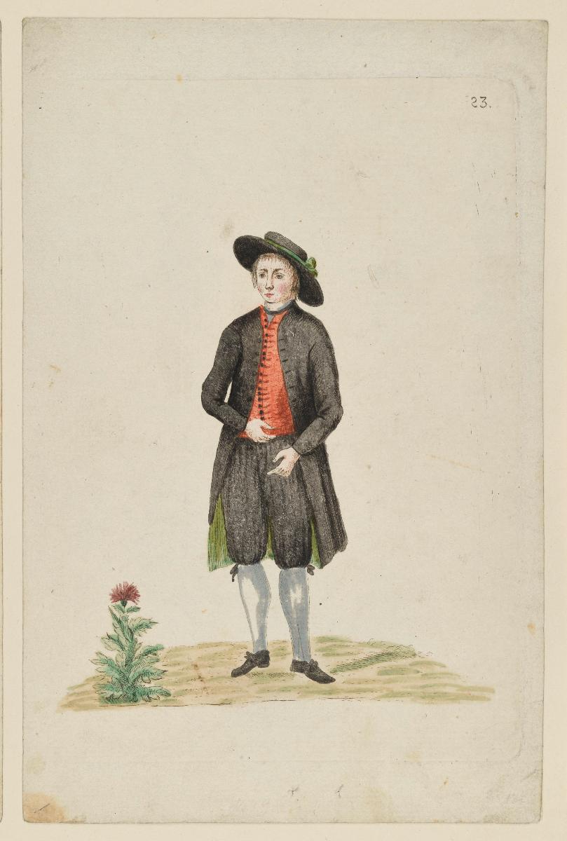 Bauer aus dem Knoblauchlande bei Nürnberg