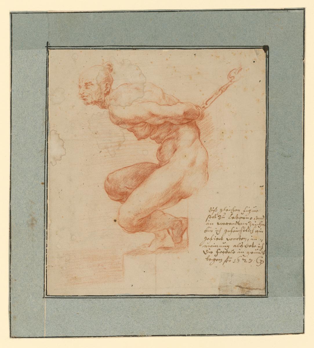 Sklavenfigur am Sockel des Standbildes Ferdinands I. de' Medici von Pietro Tacca in Livorno