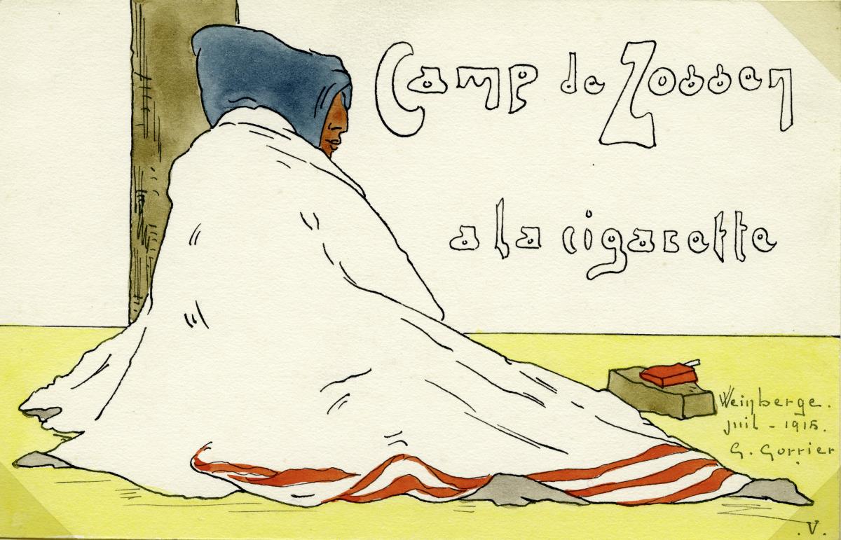 Camp de Zossen / a la cigarette