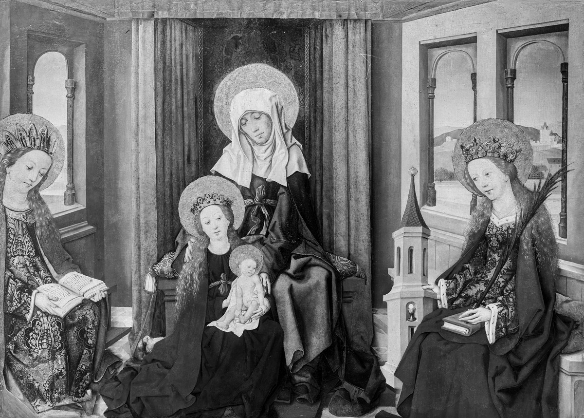 Die Heiligen Anna Selbdritt, Barbara und Katharina