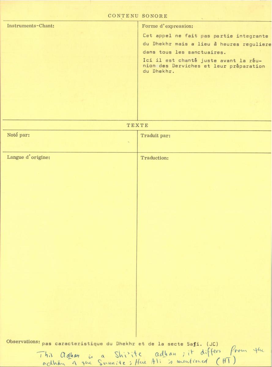 Iran / Sanctuaire de Mahan / Chants Religieux Sufi