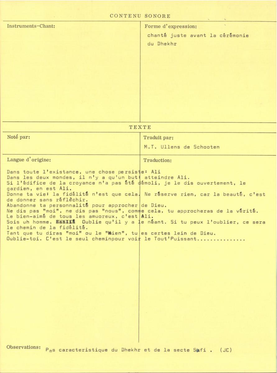 Iran / Sanctuaire de Mahan / Chants Religieux Sufi