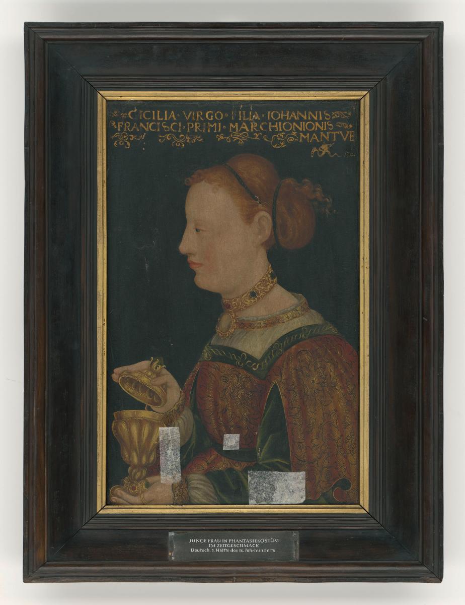 Porträt der Cecilia Gonzaga als Maria Magdalena mit dem Salbgefäß