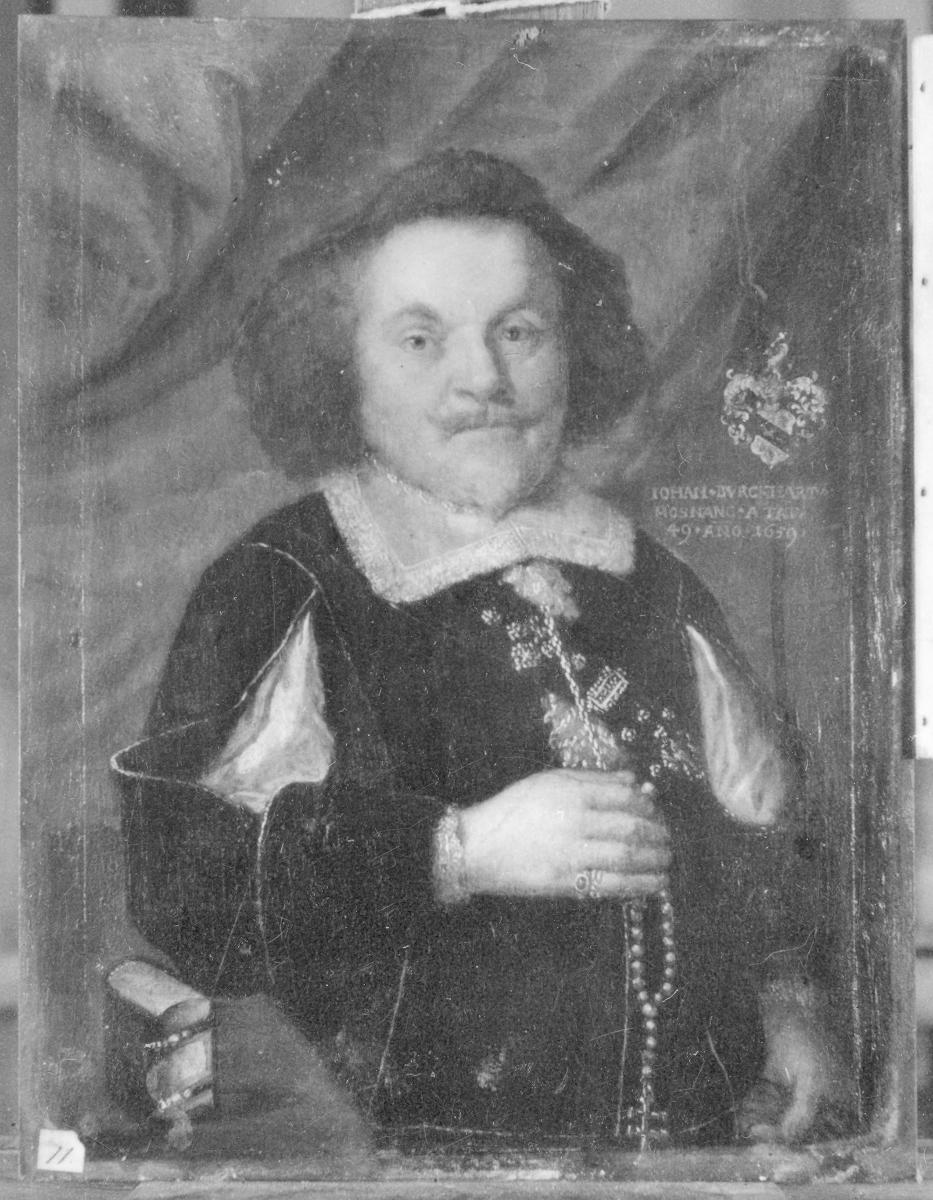 Porträt des Johan Burckart aus Mosnang im Alter von 49 Jahren