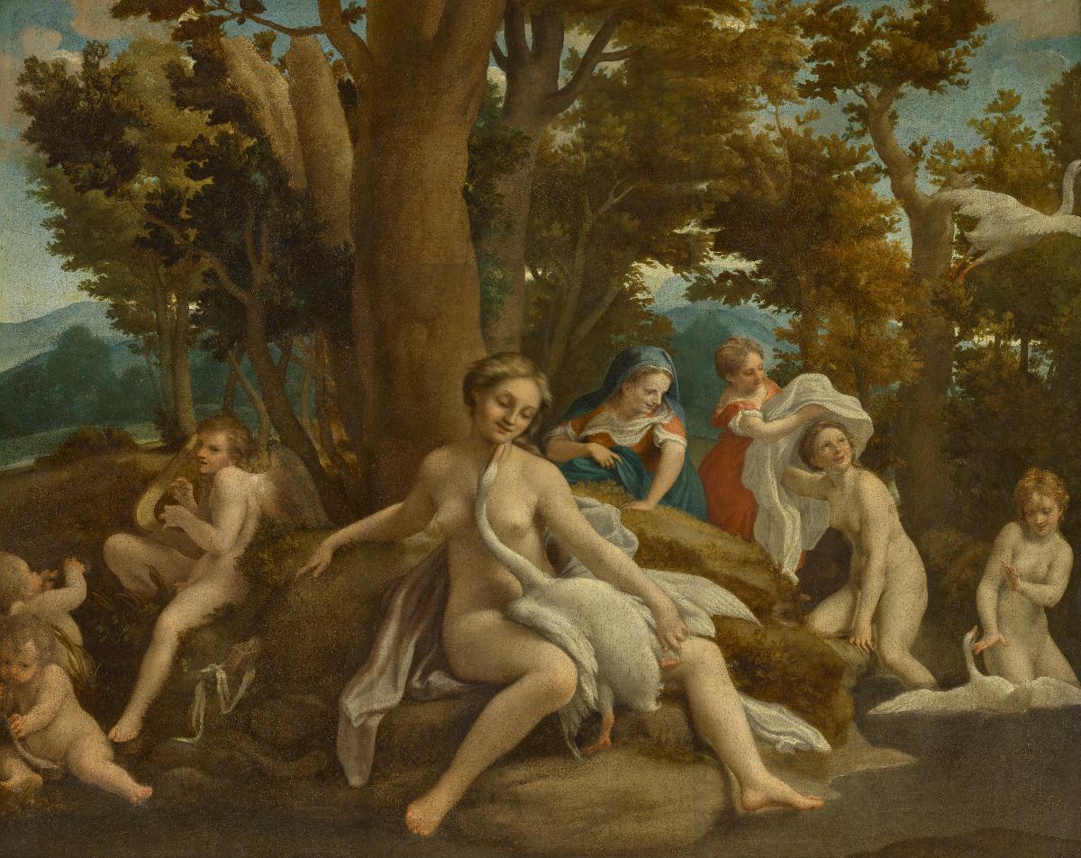 Leda mit dem Schwan