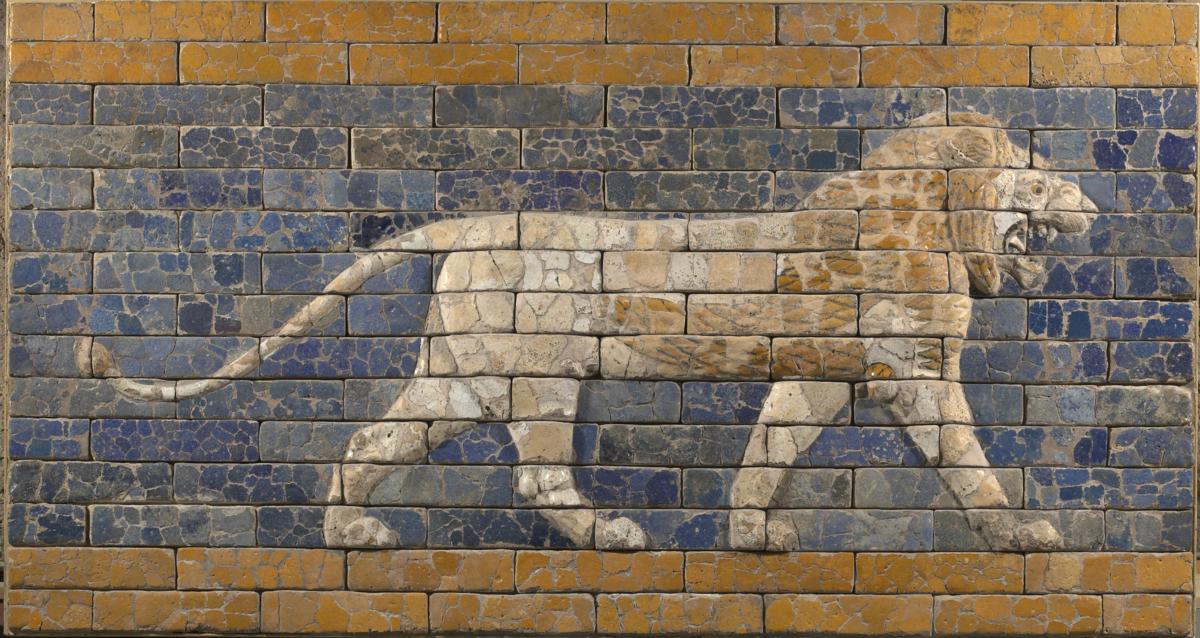 Schreitender Löwe von der Prozessionsstraße (Detail)