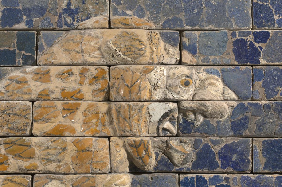 Schreitender Löwe von der Prozessionsstraße (Detail)