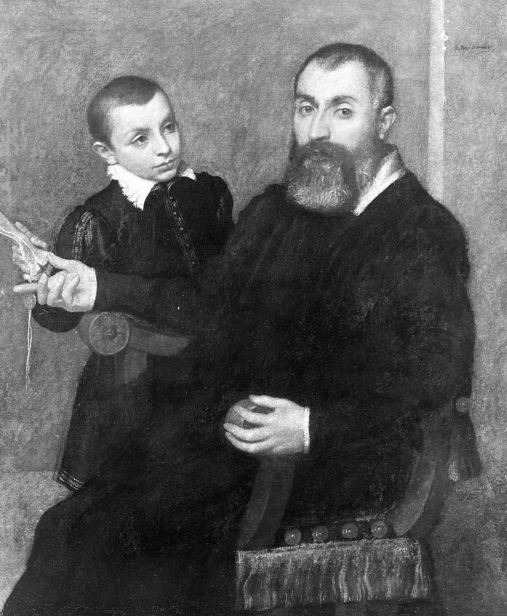 Bildnis eines Vaters mit seinem Sohn