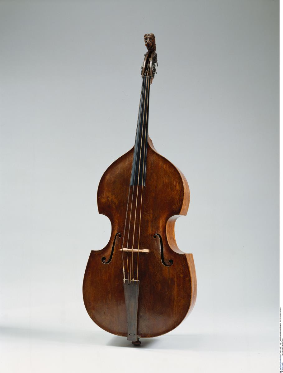 Kontrabass in Violenform
