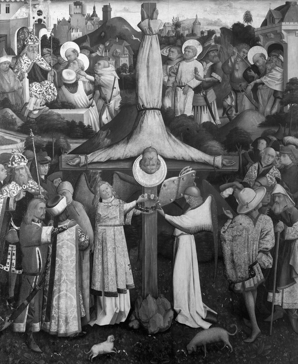 Vier Szenen aus dem Leben Christi / Kreuzigung Petri