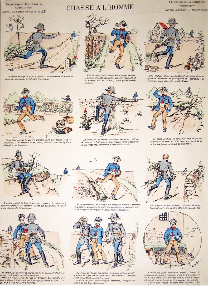 Chasse à l'homme.