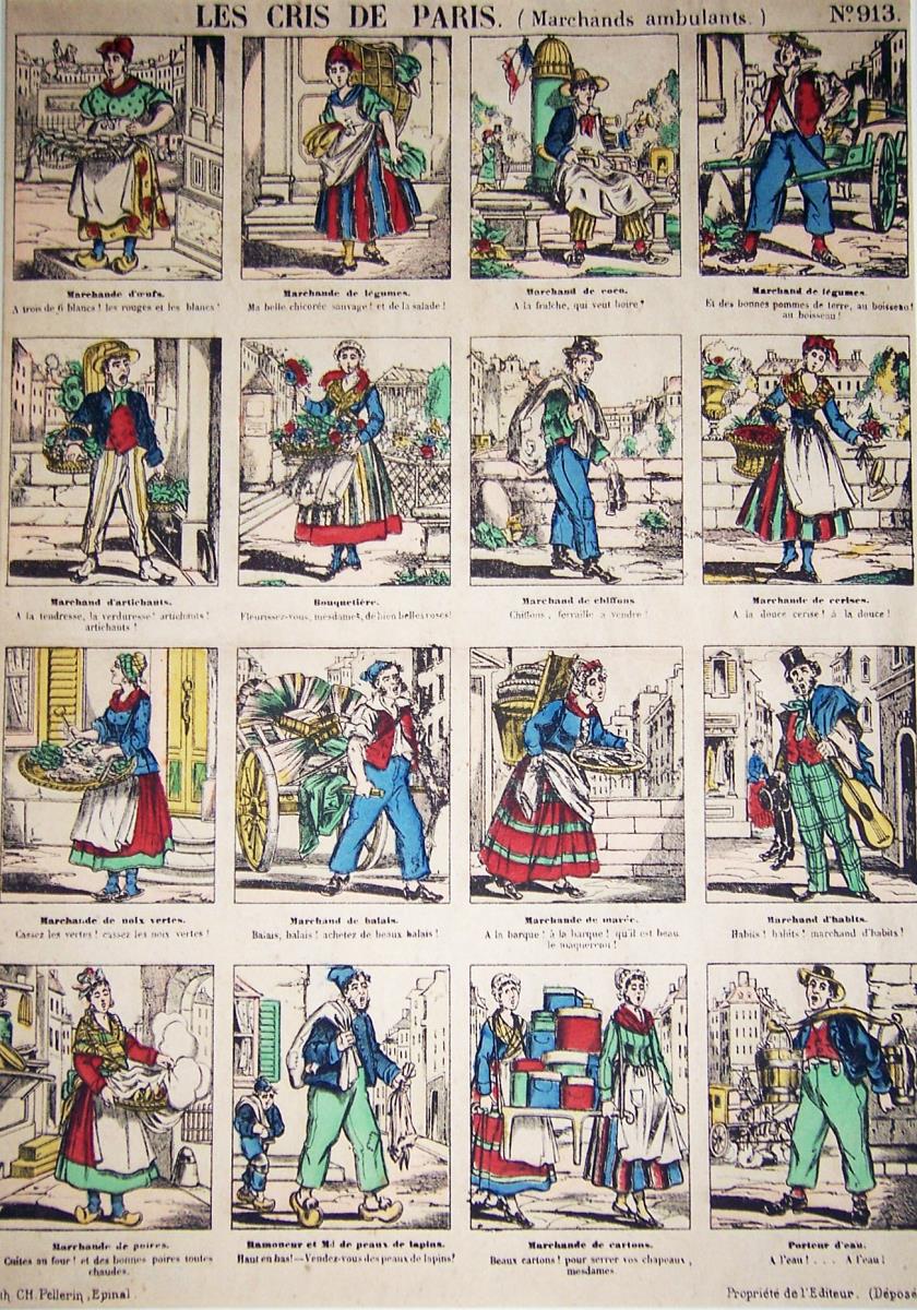 Les cris de Paris (Marchands ambulants).
