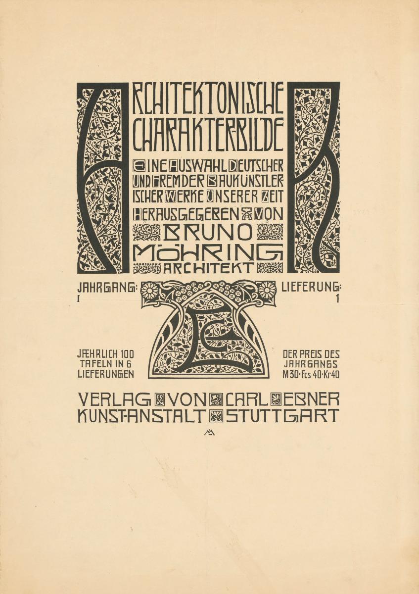 Architektonische Charakterbilder, hg. von Bruno Möhring
