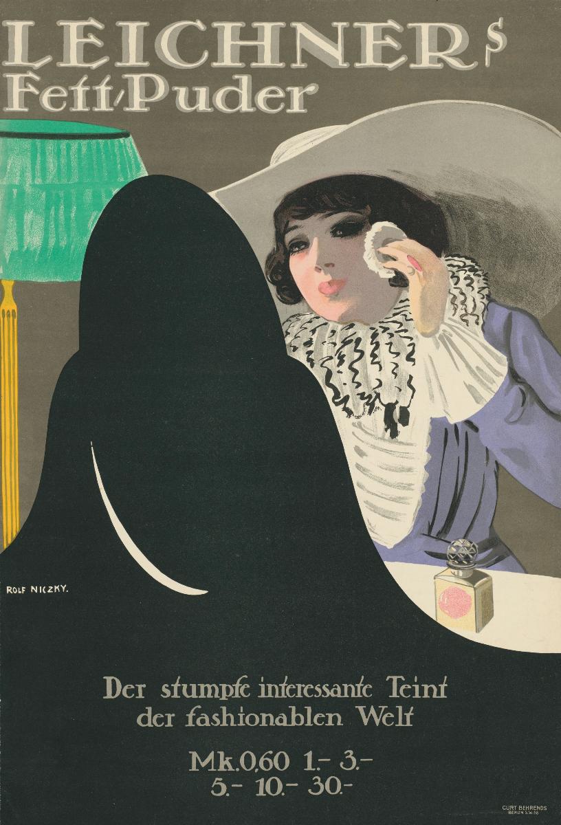 Leichners Fett-Puder. Der stumpfe interessante Teint der fashionablen Welt