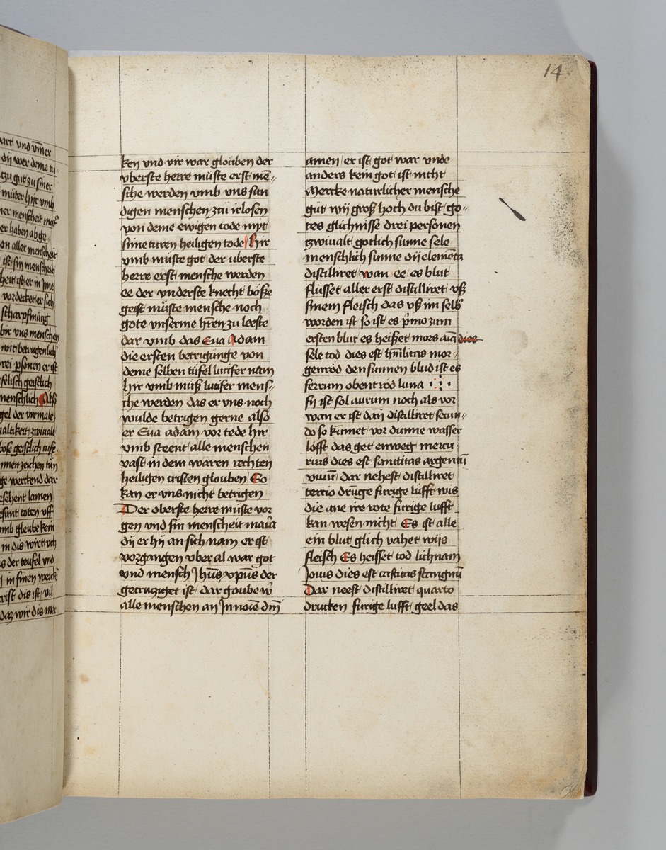 Buch der heiligen Dreifaltigkeit. Textseite