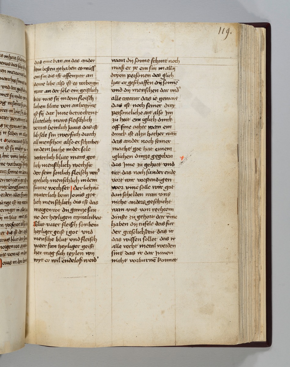 Buch der heiligen Dreifaltigkeit. Textseite