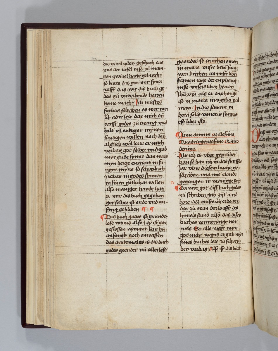 Buch der heiligen Dreifaltigkeit. Textseite