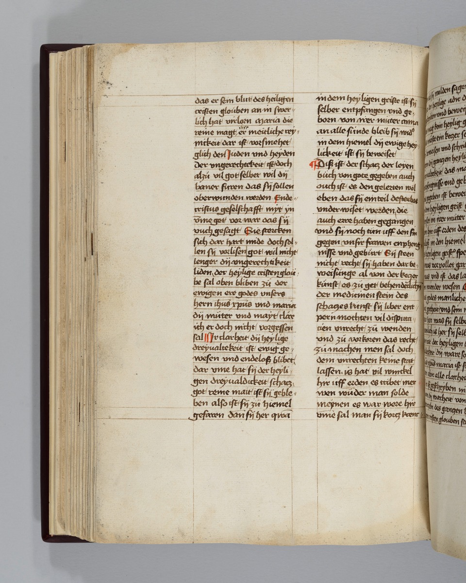 Buch der heiligen Dreifaltigkeit. Textseite