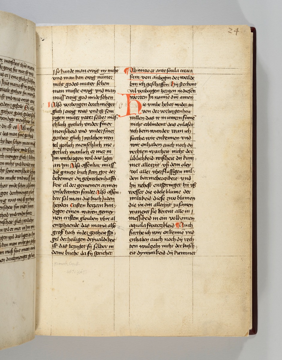 Buch der heiligen Dreifaltigkeit. Textseite