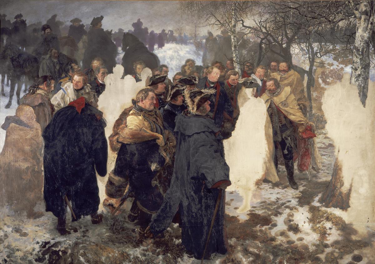 Ansprache Friedrichs des Großen an seine Generale vor der Schlacht bei Leuthen 1757. Unvollendet