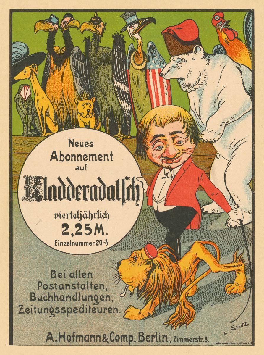 Neues Abonnement auf Kladderadatsch