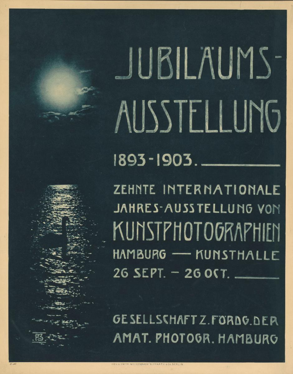 Jubiläums-Ausstellung 1893-1903 Zehnte internationale Jahres-Ausstellung von Kunstphotographien Hamburg Kunsthalle
