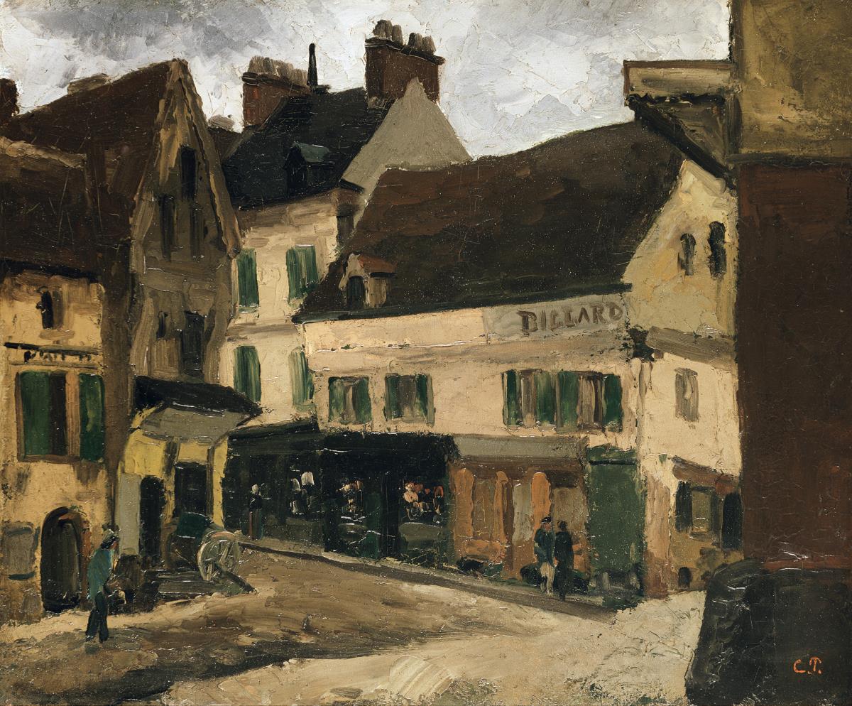 Ein Platz in La Roche-Guyon