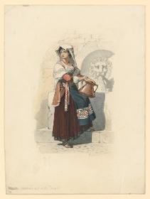 Mädchen aus Alvito bei Neapel