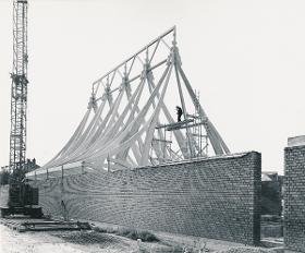 Erding, Erlöserkirche, Baustelle
