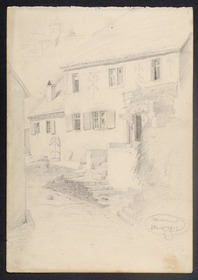 Skizze „Alte Münze“ in der Oppenheimer Steckengasse