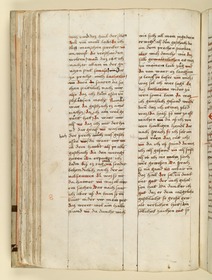 Textseite. Raimund, Das Leben der Hl. Katharina von Siena (geschrieben von der Nonne Elisabeth Warüssin)