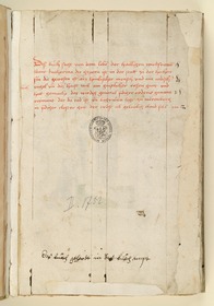 Textseite. Raimund, Das Leben der Hl. Katharina von Siena (geschrieben von der Nonne Elisabeth Warüssin)
