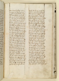 Textseite. Raimund, Das Leben der Hl. Katharina von Siena (geschrieben von der Nonne Elisabeth Warüssin)