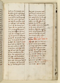Textseite. Raimund, Das Leben der Hl. Katharina von Siena (geschrieben von der Nonne Elisabeth Warüssin)