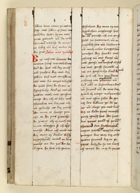 Textseite. Raimund, Das Leben der Hl. Katharina von Siena (geschrieben von der Nonne Elisabeth Warüssin)