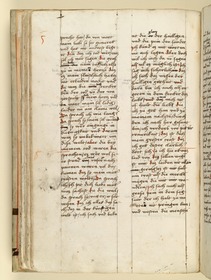 Textseite. Raimund, Das Leben der Hl. Katharina von Siena (geschrieben von der Nonne Elisabeth Warüssin)