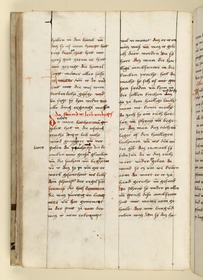 Textseite. Raimund, Das Leben der Hl. Katharina von Siena (geschrieben von der Nonne Elisabeth Warüssin)