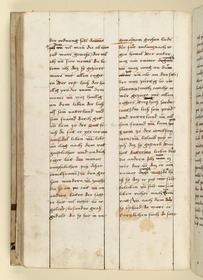 Textseite. Raimund, Das Leben der Hl. Katharina von Siena (geschrieben von der Nonne Elisabeth Warüssin)