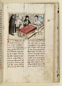 Textseite. Raimund, Das Leben der Hl. Katharina von Siena (geschrieben von der Nonne Elisabeth Warüssin)