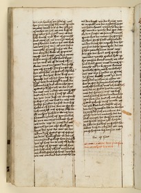 Textseite. Raimund, Das Leben der Hl. Katharina von Siena (geschrieben von der Nonne Elisabeth Warüssin)