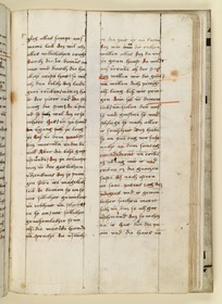 Textseite. Raimund, Das Leben der Hl. Katharina von Siena (geschrieben von der Nonne Elisabeth Warüssin)